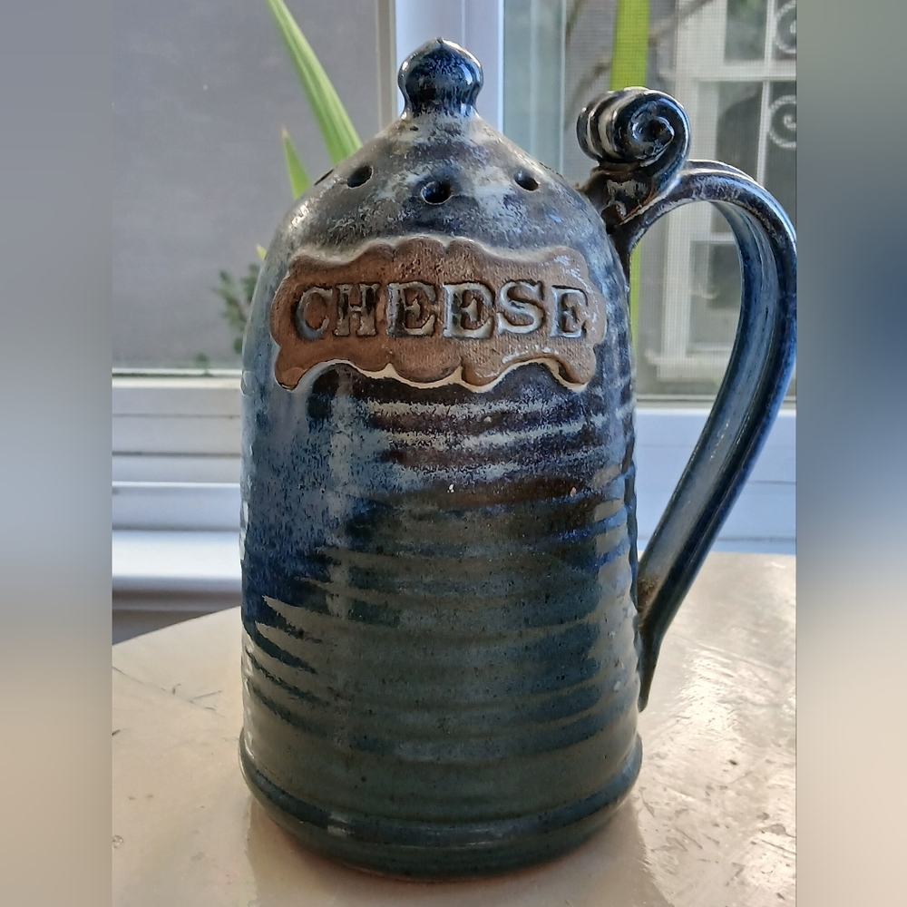 Vintage Large Studio Pottery 'Cheese' Shaker